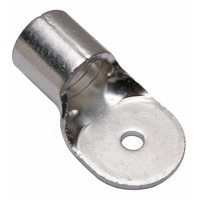 BURNDY Ring Terminal: Bare, 3/8 in Stud Size, 500 kcmil to 600 kcmil Wire Sizes - Non-Insulated Ring Terminals