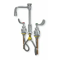 WATERSAVER FAUCET COMPANY Laboratory Faucet: Faucet, Widespread, 2 Handles, Wristblade, Aerated (MPN L2224VB)