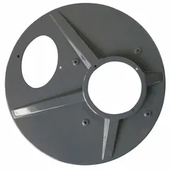 This drum lid is a replacement component for Dayton wood dust collectors. It is designed to seal the collection drum, containing wood dust and debris during operation. Compatible with select Dayton models.
