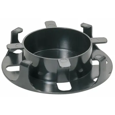 PANNET Fiber Management Spool: Half Wd, 2 RU, Black Unfinished Plastic, 1 1/4 in Ht - Fiber Enclosure Slack Spools