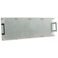 Duct Access Door: 7 in x 23 in, 16 ga, Steel, Thumbscrews, 2,300°F Max Temp Rating, 10 Mounting Stud