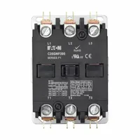 EATON Definite Purpose Magnetic Contactor: 3 Poles, 208-240V AC, 90 A, Non-Reversing (MPN C25GNF390B)