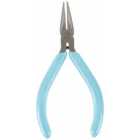 Needle Nose Plier: ESD-Safe, 3/4 in Max Jaw Opening, 4 in Overall Lg, 7/8 in Jaw Lg, 0 in Tip Wd (MPN L4GN)