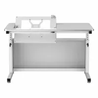 VERSADESK Standing Desk: White, Wood, 48 in Overall Wd, 30 in Overall Dp, 36 in Max Desktop Ht (MPN RST4830-WW)