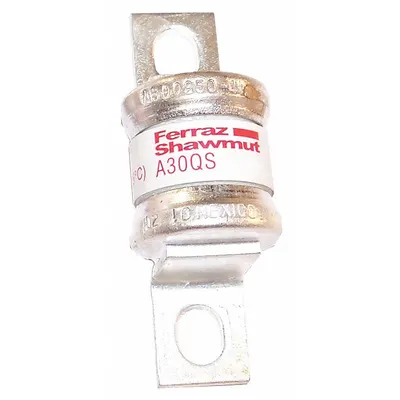 MERSEN Semiconductor Fuse: A30QS Series, Fast-Acting, 75 A, 300 V AC - Fast-Acting Bolt-On Fuses