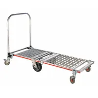 MAGLINER Platform Truck: 1,500 lb, 61 7/8 in L x 23 1/4 in W x 10 in H Deck, Thermoplastic Rubber (MPN MT1TA)