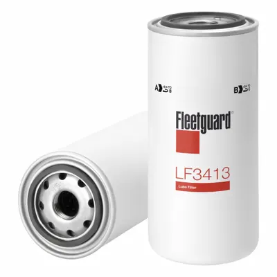 FLEETGUARD Oil Filter: 1"-12 Thread Size, 8 5/16 in Overall Ht, 8 5/16 in Overall Lg - Spin-On Oil Filters