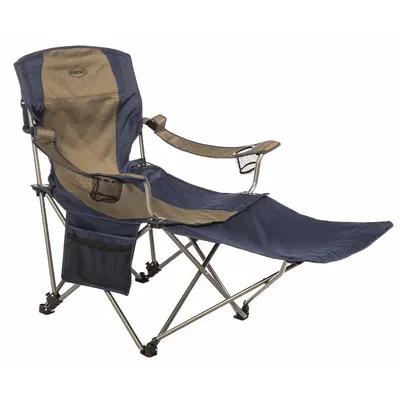KAMP-RITE TENT COT Collapsible Outdoor Chair, Steel, Gray, 38 in H x 28 in L - Collapsible Outdoor Chairs
