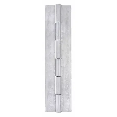MARLBORO Piano Hinge: Aluminum, 72 in Leaf Ht - Full Surface-Mount Piano Hinges