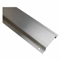 HADRIAN Pil Reinforcing Channel: Plastic, Clear Anodized, 64 in Overall Ht, 3 3/4 in Overall Wd (MPN 627240)