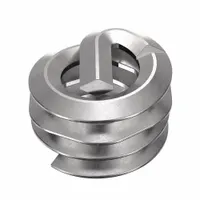 Screw-locking tanged helical insert for repairing or reinforcing threads in metal components. Features #6-32 coarse thread, right-hand direction, plain finish, and 18-8 stainless steel construction with tensile strength of 200,000 to 250,000 psi. Supplied in a pack of 1,000. Suitable for use in automotive, aerospace, and industrial maintenance applications