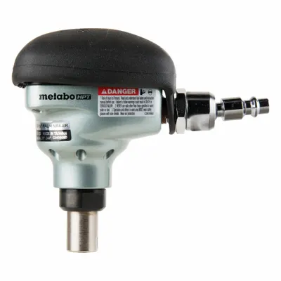 METABO HPT Air Nail Gun: Palm, 360°, 1/4 in NPT, Bump, Bulk Collation - Air-Powered Palm Nailers