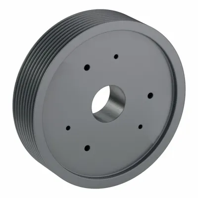 OEM V-Belt Pulley: 3V1400 - Bushed-Bore Cast-Iron Wedge V-Belt Pulleys
