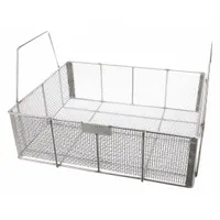 MARLIN STEEL WIRE PRODUCTS Parts Washer Basket: Rectangular, Stainless Steel, Silver, Not Nestable (MPN 00-00368190-38)
