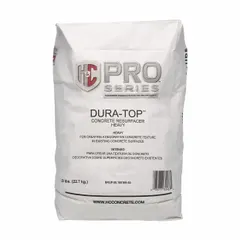 This cement-based, gray concrete resurfacer is supplied in a 50 lb bag and provides 150 sq ft of coverage. It is used to restore and level worn or spalled concrete surfaces such as driveways, patios, and walkways. The product contains no VOC.