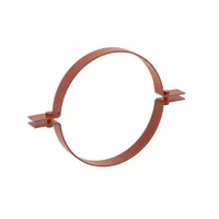 Clamp: Red Oxide Primer Steel, For 18 in Pipe, 2,900 lb Load Capacity, 28 in Overall Lg (MPN 500361415)