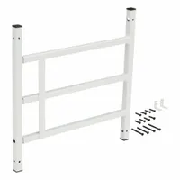 PRIME-LINE Window Security Guard: Fixed, 15 3/4 in to 22 in, 15 1/4 in Ht, 3 Bars, White (MPN S 4748)