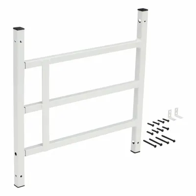 PRIME-LINE Window Security Guard: Fixed, 15 3/4 in to 22 in, 15 1/4 in Ht, 3 Bars - Fixed-Installation Window Security Bars