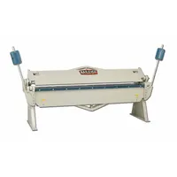 BAILEIGH INDUSTRIAL Sheet Metal Brake: Hand Lever, 16 ga Capacity, 96 in Max. Bending Wd (MPN HB-9616)