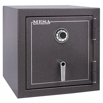 MESA SAFE Safe: Mechanical Combo Lock, 3.3 cu ft Capacity, Steel, 22 1/2 in H x 22 in W x 25 in D - Free-Standing Security Safes