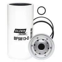 BALDWIN FILTERS Fuel Filter: Spin-On, 3 3/4 in Outside Dia, 1-12 Thread Size, Paper, Isuzu, BF5813-O