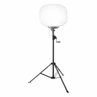 VOLTERREX Tripod Balloon Light Kit: LED, 42,000 lm Max Brightness, 9 ft Max Ht, 110 to 240V AC, IP65 (MPN VT-300W-G2)