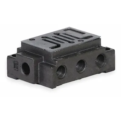 NUMATICS Mark 7 Subbase, 1/8 in, 0.4 Cv, 103-166 - Numatics Mark 7 Manifolds & Bases