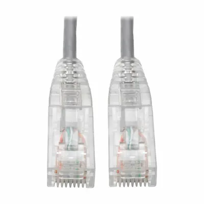 EATON TRIPP LITE Ethernet Cable: Unshielded, Cat 6, 0.7 ft Overall Lg, PVC, Round, 1, 28 AWG - Category 6 Patch Cords with PoE