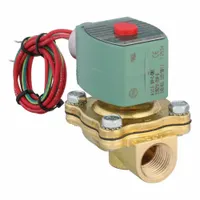 REDHAT Solenoid Valve: 2-Way, Normally Closed, 1/2 in Pipe Size, 220V AC/240V AC, Watertight (MPN 8210G002)
