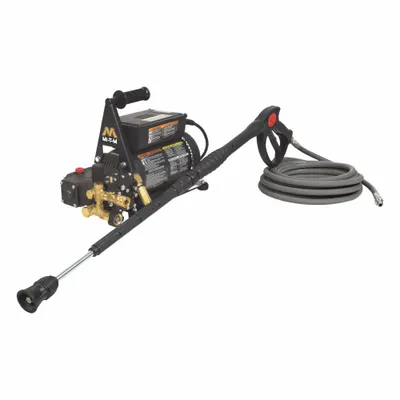 MI-T-M Electric Pressure Washer: Carry, 120 V – Single-Phase, 1,500 psi, 2 gpm - Cold Water Pressure Washers