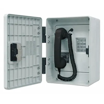 HUBBELL GAI-TRONICS 272-001 Intrinsically Safe Telephone, Surface Mount, Gray - Intrinsically Safe Telephones