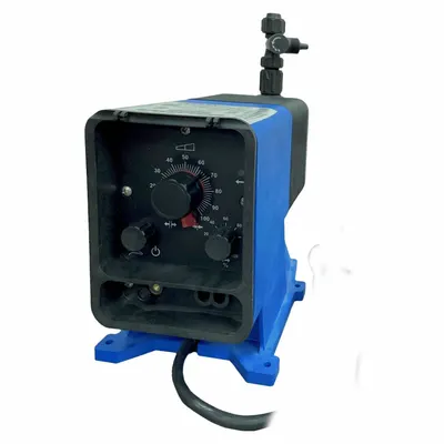 PULSATRON Chemical Metering Pump: Solenoid, 115V AC, 1/5 hp HP, PP Head, CSPE/PTFE Diaphragm - Compact Solenoid-Driven Diaphragm Metering Pumps