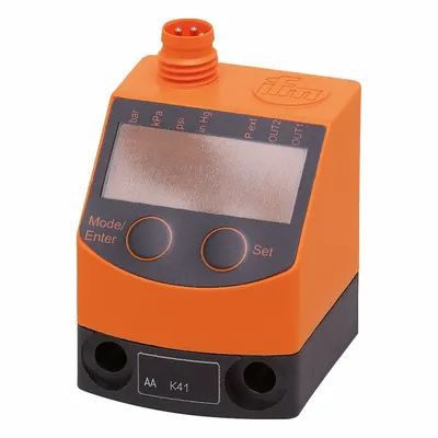 IFM Digital Pressure Sensor: SPST, -14.5 psi – 145 psi, NPN - Digital Vacuum Switches