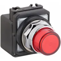 DAYTON Pilot Light: 30 mm Panel Mounting Size, Red, LED, 120 V AC Max Volt Rating (Supply) (MPN 30G398)