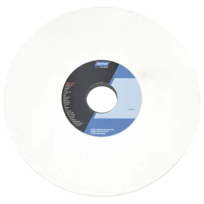 NORTON Straight Grinding Wheel: Type 1, 8" x 1/4" x 1 1/4", 38A100-KVBE, 5 PK - Grinding Wheels for Light-to-Moderate Grinding of Tool Steels