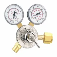 SMITH EQUIPMENT Flow Gauge Regulator: CGA 320 Inlet, 5/8"-18 F RH Outlet, Flow Gauge Regulator (MPN 31-50-320)