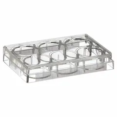 Cell Culture Plate, 6-Well, 2.9 mL, 128 mm, Polystyrene, RNase/DNase Free