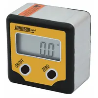 JOHNSON LEVEL Digital Angle Finder: 2 in Overall Ht, 0°to 180°, Included, LCD, Batteries Included (MPN 1886-0100)