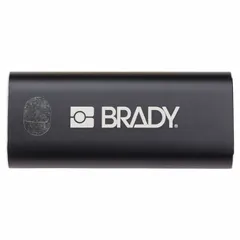 Li-Ion battery pack for use with BRADY M211 series printers. Provides portable power for on-site label and identification printing in industrial environments.