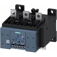 IEC electronic overload relay for motor protection, 3-pole, with 1 normally open and 1 normally closed auxiliary contact. Rated for 1000V AC, with screw terminals. Compatible with SIRIUS contactors of Frame Size S6. No thermal units required; no phase loss sensitivity.
