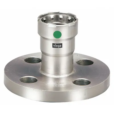 VIEGA MEGAPRESS Potable Water Stainless Steel Press Flange, 3/4 in, 200 psi - Potable Water Stainless Steel Press Flanges