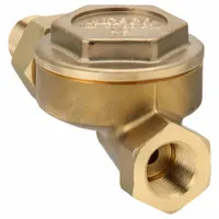 Steam Trap: Brass Body, Straight-Thru Design, 1,270 lb/hr, 1/2 in FNPT Inlet, No Strainer (MPN 1E-SWG)