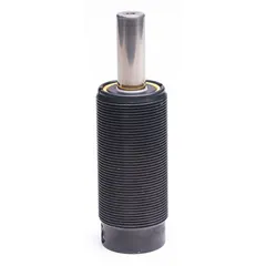 This gas spring from RAYMOND provides 765 lbf of controlled force for lifting, counterbalancing, or damping applications in industrial equipment such as machine guards, hatches, and conveyor systems. It has an extended length of 3 29/32 in and a rod thread size of 1-1/2"-12. End fittings are not included.