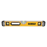 DEWALT Box Level: Level & Plumb, Box, 1, Plain, 24 in Overall Lg, Top & Side Read, Hand Grips, 0 (MPN DWHT43224)