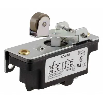 TELEMECANIQUE SENSORS Snap Action Switch: Roller Lever Actuator, 1NO/1NC - Roller-Lever Snap-Action Switches