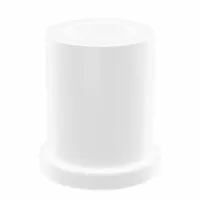 OILITE Flanged Sleeve Bearing: PTFE, 1/2 in Bore, 3/4 in OD, 1 in Overall Lg, White, 10 PK (MPN VF-0812-08B)