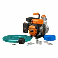 GENERAC Engine Driven Pump: 1 1/2 in MNPT, 1 1/2 in MNPT, 0 in Max. Dia. Solids, 80 ft Max. Head (MPN CW15K)