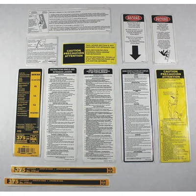 DEWALT Label Kit: For 20Y005/20Y006/20Y007/20Y008/20Y009 - Material Handling Parts