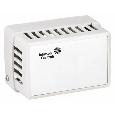 JOHNSON CONTROLS Temperature Sensor: Wall Mount, Conduit Box, -50°F to 70°F, Plastic, Single Measurement - Room Temperature Sensors