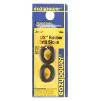 EAZYPOWER Drill Stop: Drill Bit Compatible, 1/2 in Overall Lg, 30437, 2 PK